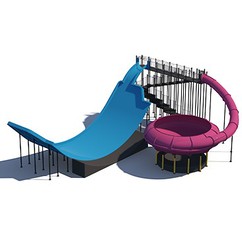Super Bowl + Scoop Slide Combination Super Bowl + Scoop Slide Combination