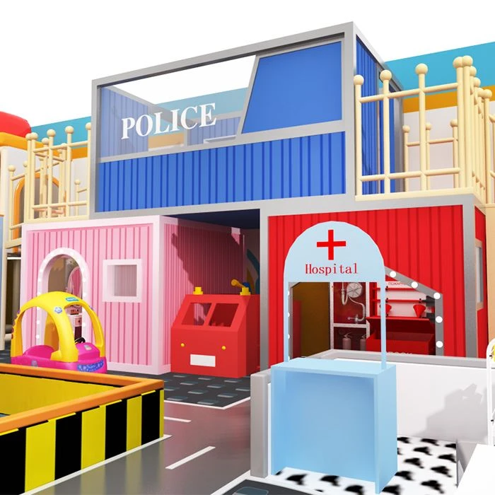Role Play Town From Cowboy--Immersive Indoor Play Center in Mini-town suppliers